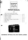 Olympus XA manual. Camera Instructions.